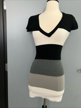 SayWhat? V Neck Knit Dress